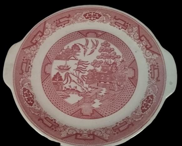 Antique Willow Ware Vintage Royal China Mixed with Homer Laughlin Plates More