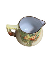 Fine Bavarian China Cider / Water Pitcher Floral Design Circa 1900s