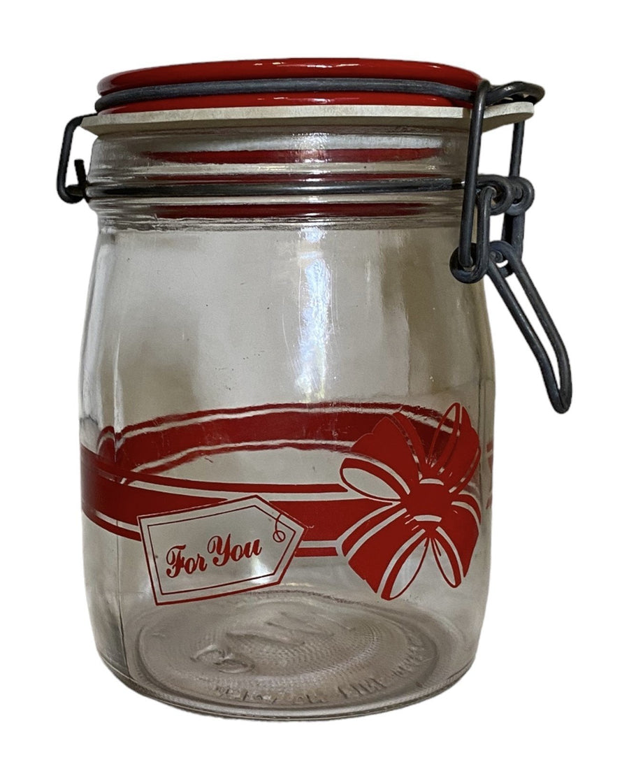 Wheaton Fine Glassware "For You: Gift Jar, Vintage