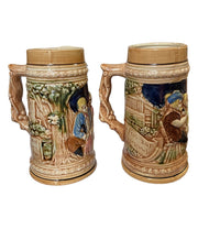 Japan Beer Stein, Porcelain Hand Painted