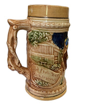 Japan Beer Stein, Porcelain Hand Painted