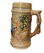 Japan Beer Stein, Porcelain Hand Painted