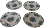 Antique Mason Patent Ironstone Fruit Basket Dinnerware Vintage 25 Pieces