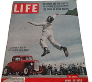 Antique Life and McCall's Magazines (2) Vintage Drag Racing Christmas1951, 1957