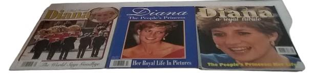 3 Magazines Featuring Princess Diana Lady DI The People's Princess 1997