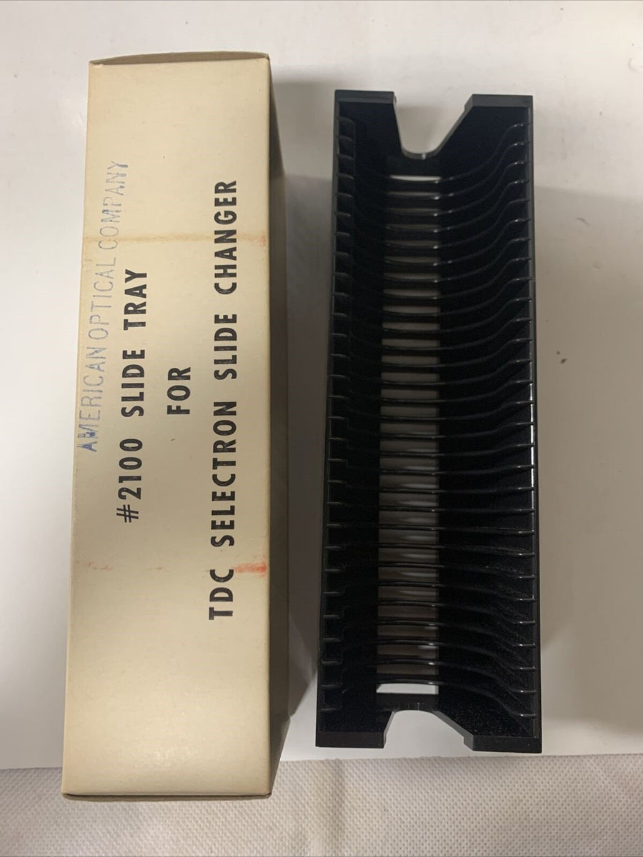 12 Lot Vintage American Optical #2100 Slide Tray for TDC Secetron Slide Changer