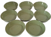 Avocado Green Vintage Genuine Melamine Serving Bowl Plate Bowl Cup 22 Pieces