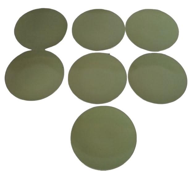 Avocado Green Vintage Genuine Melamine Serving Bowl Plate Bowl Cup 22 Pieces