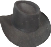 Awesome Black Cowboy Hat Pigalle Size 7 (USA) 56 (Mexico)
