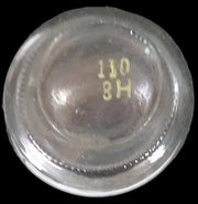 Antique Glass Jars (7) Small No Lids Number on Bottom