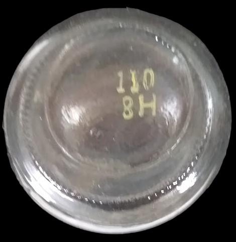 Antique Glass Jars (7) Small No Lids Number on Bottom