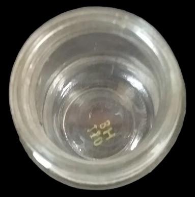Antique Glass Jars (7) Small No Lids Number on Bottom