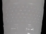 Antique Napco1180 Hobnail Milk Glass Thumbprint Vase 5.5" High Square Base