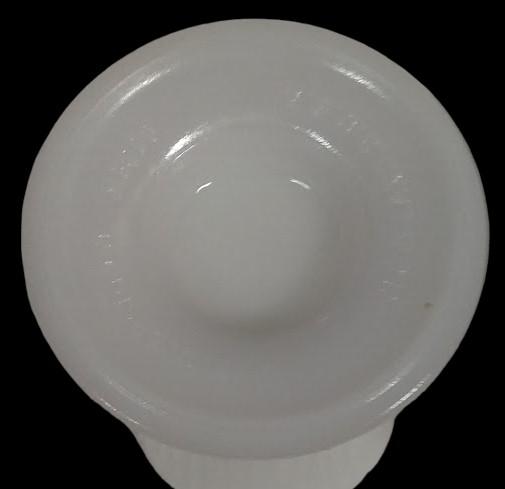 Antique E. O. Brody Vintage Milk Glass Vase M-5000 7.5" High