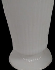 Antique E. O. Brody Vintage Milk Glass Vase M-5000 7.5" High