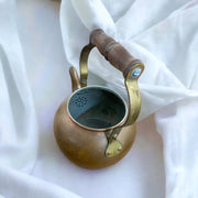 Antique Copper Tea kettle, 1920s-1930s with Wood Handle