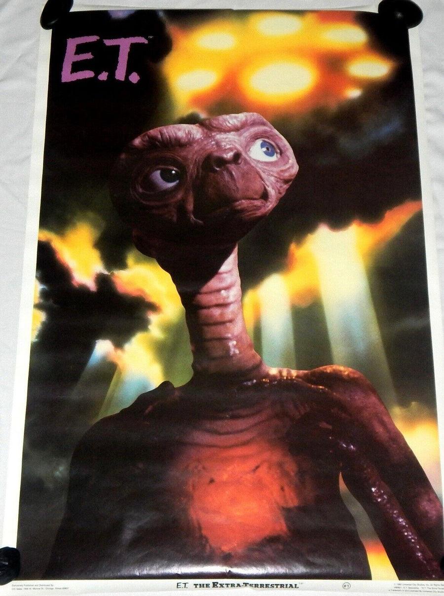 Vintage ET The Extra Terrestrial #1 out of Four Movie Posters NEW