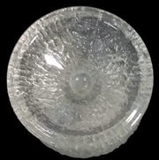 Antique Frosted Tumbler Vintage Indiana Glass Tree Bark Set of 4