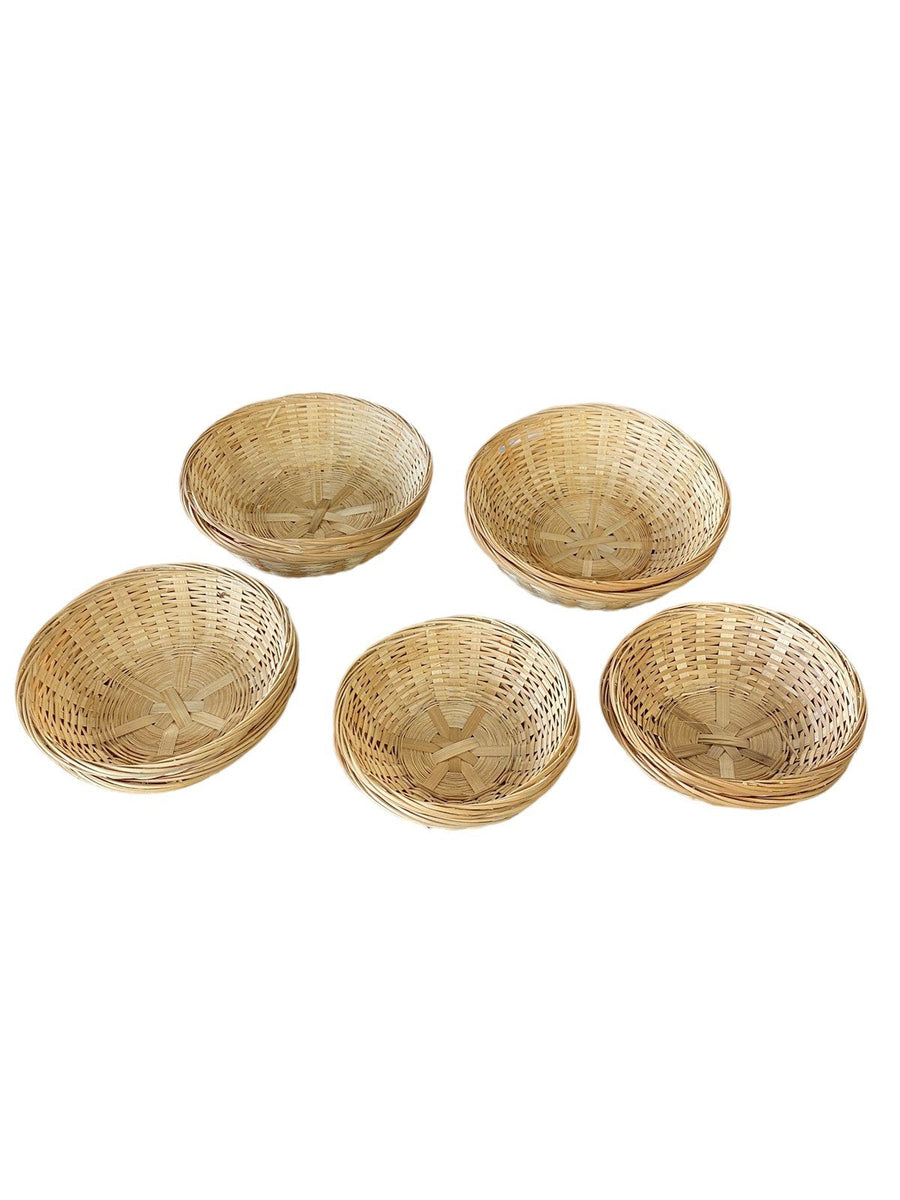 Woven Craft Baskets Set of 10 Pieces 3 Different sizes Craft, Decor, Diy Baskets