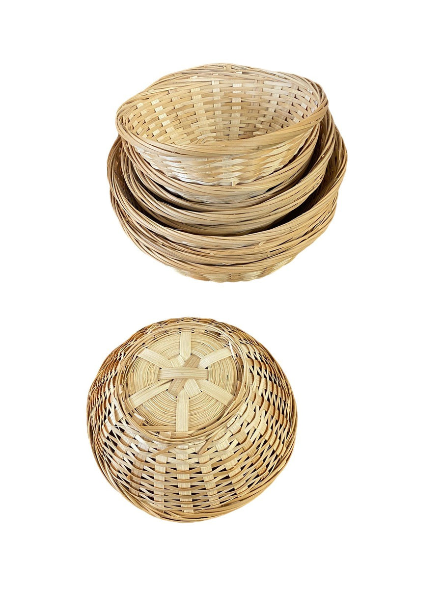 Woven Craft Baskets Set of 10 Pieces 3 Different sizes Craft, Decor, Diy Baskets