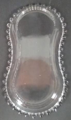 Antique Candlewick Vintage Imperial Glass Sugar Creamer Tray