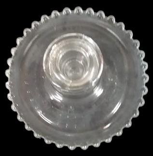 Antique Candlewick Vintage Imperial Glass Candle Holder Set of 2