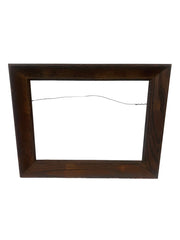 Antique Stained Oak Wood Frame, Solid Wood Empty Frame