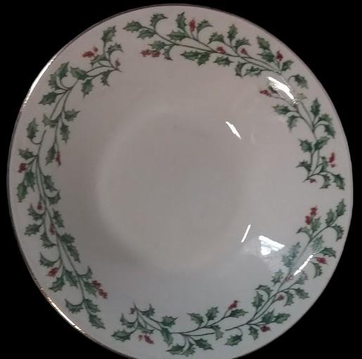 Crofton Christmas Bowls Mistletoe Bows Vintage Made in China Set of 8