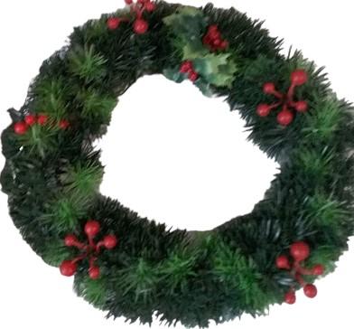 Antique Plastic Christmas Wreaths Vintage 3 Small 3 Large 2 With Candles