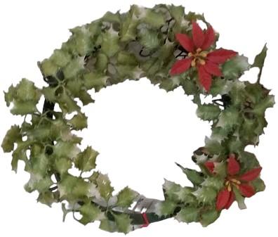 Antique Plastic Christmas Wreaths Vintage 3 Small 3 Large 2 With Candles