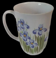 Fitz and Floyd Vintage Snack Plate and Mug with Pansies