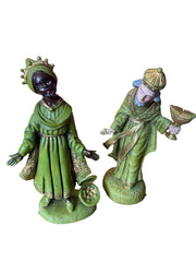 Nativity Set Depose Italy Vintage 1970s Ceramic and Plastic