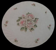 Flowery Vintage White Melamine Platter Dinner Plate Side Plate Bowl Saucer Cup