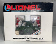 Lionel 6-18403 Operating Santa Hand Car Box Train Made in USA