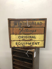 Vintage Industrial Weatherhead Drawer Unit