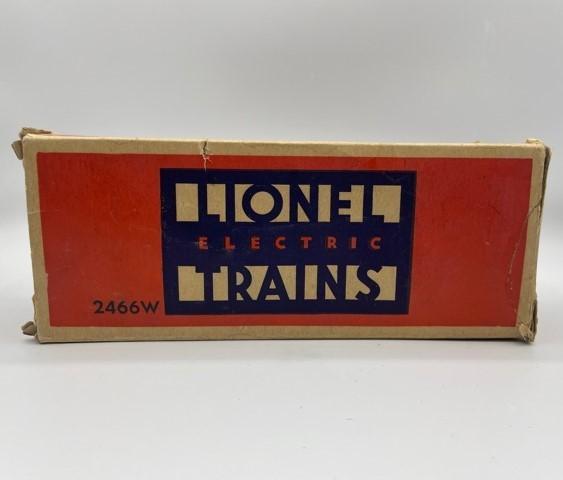 Vintage Lionel Trains No. 2466W Collectible Empty Original Box