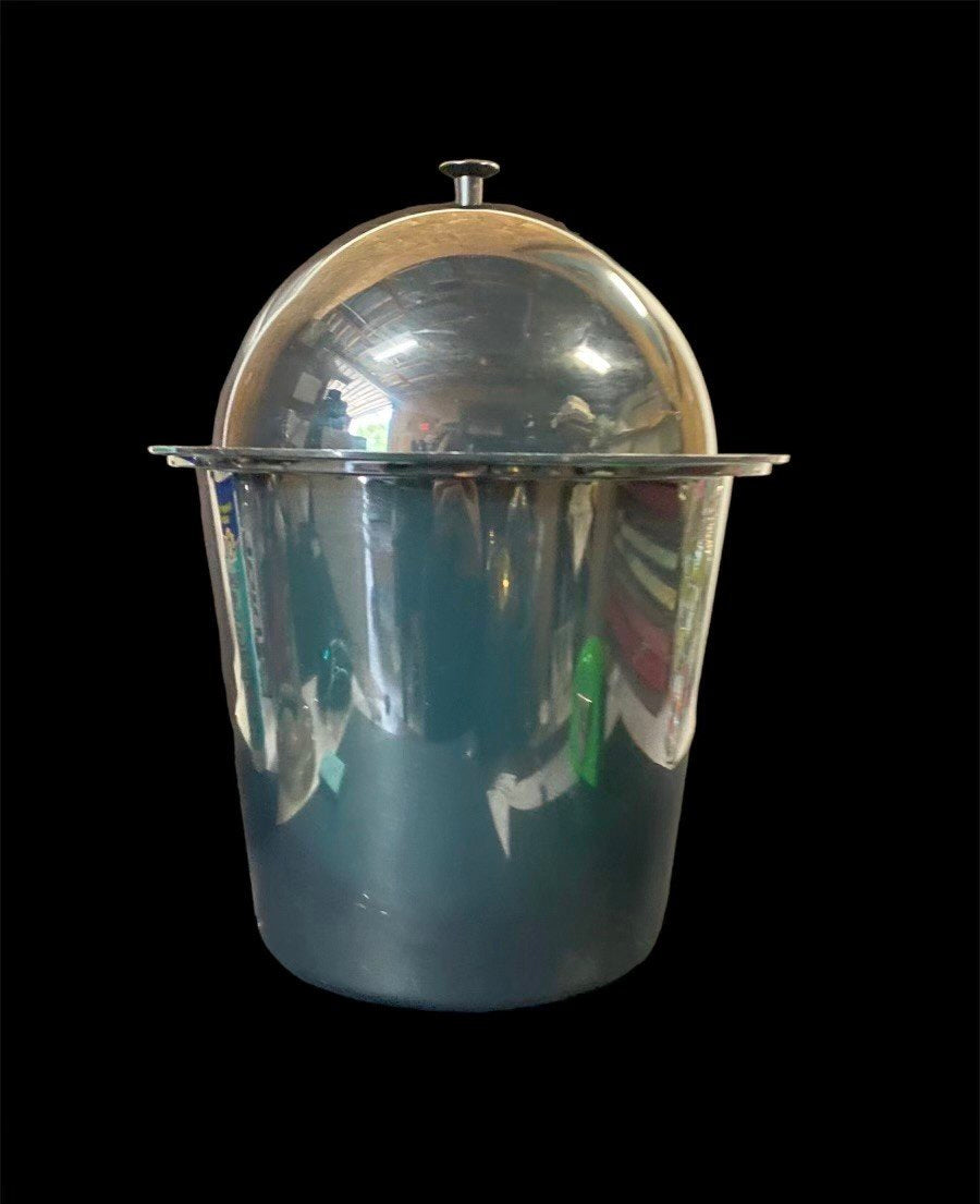 Ice Bucket Mid-Century Green Atomic Acrylic Ice bucket With Dome Lid