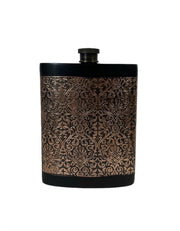 Handcrafted Hand Engraved New in Box Prince of Scots Jacobean Flask