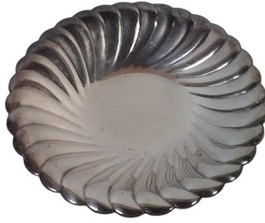 Antique Waverly Vintage Wm A Rogers 3835 Round Serving Tray