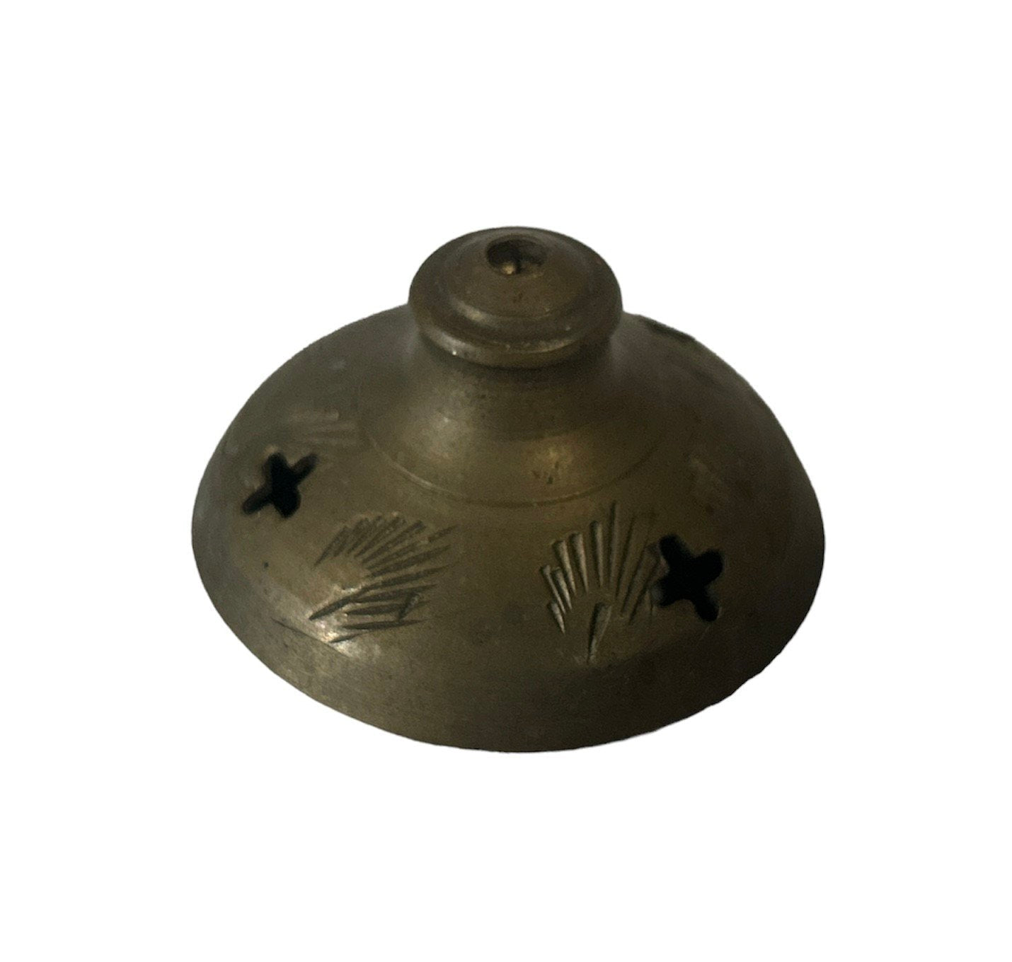 Authentic Brass Classic Vintage 2pc Incense Holders for Burning Scents
