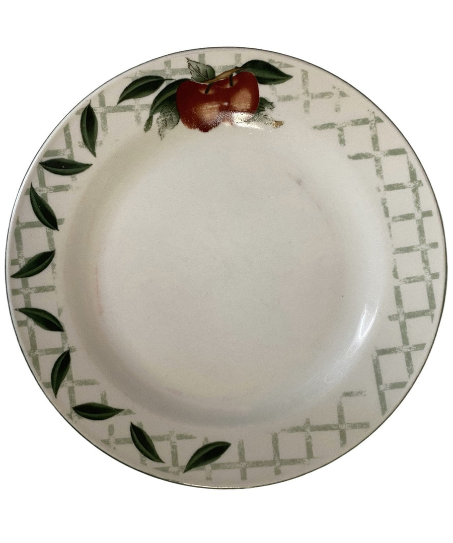 Cades Creek genuine Stoneware Apple Pattern Salad Bowl Set of 5