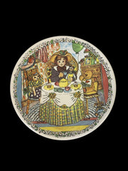 Fiestaware Never Issued Rare Judi Noble Tea Party Box Cover Design 1990s Plate