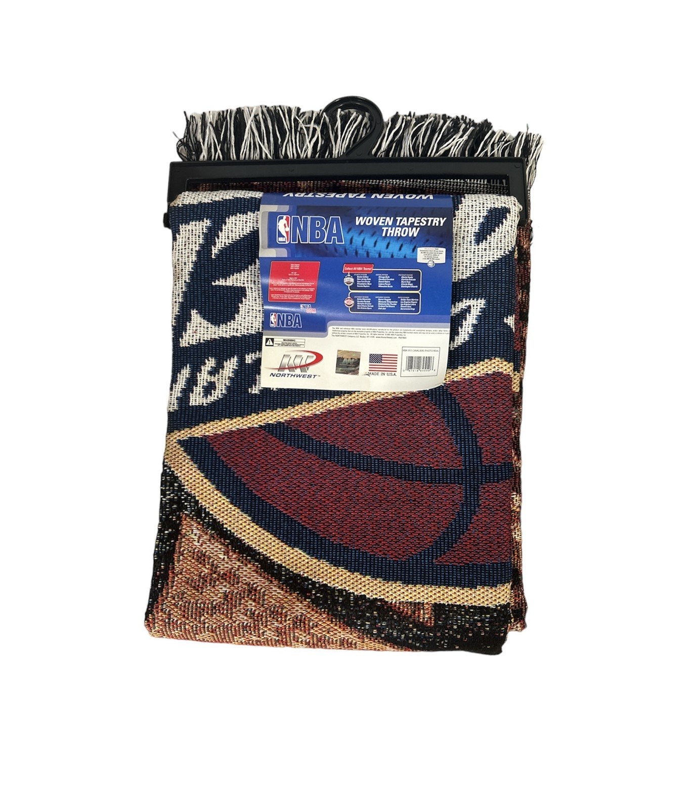 Cleveland Cavaliers Ohio Mens Basketball NBA Woven Tapestry Throw Blanket