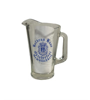 Antique HB Cleveland Hofbrau Haus Oktoberfest Gemutlichkeit Glass Pitcher