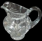 Antique Slovakian Crystal Creamer Pitcher Maybe Vintage Gorham Bamberg