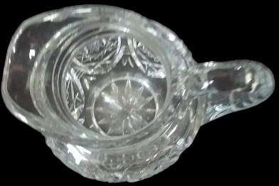 Antique Slovakian Crystal Creamer Pitcher Maybe Vintage Gorham Bamberg