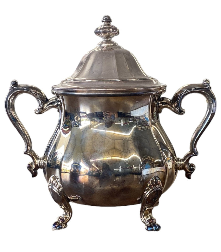 Chippendale Silver Coffee and Teapot With Creamer and Sugar Pitcher