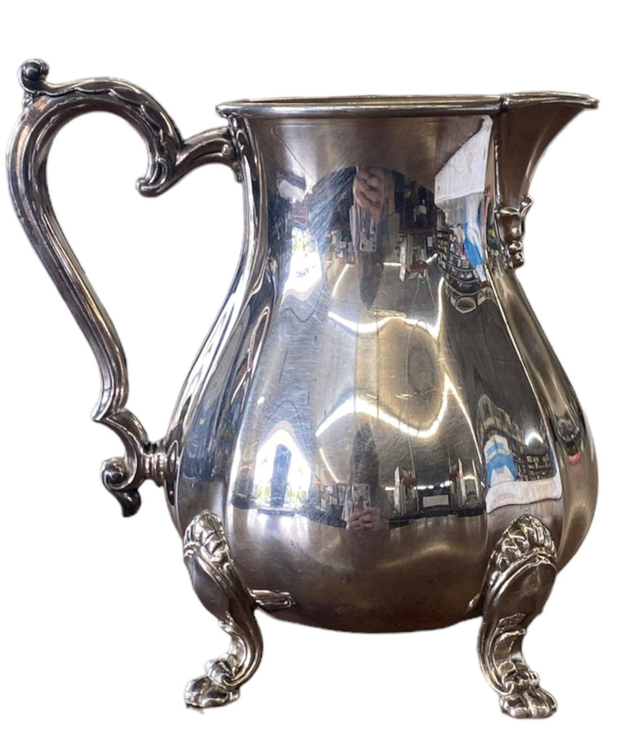 Chippendale Silver Coffee and Teapot With Creamer and Sugar Pitcher