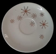 Antique Atomic Starburst Vintage Sugar Bowl Cups Saucers Serving Bowl (15 pcs)