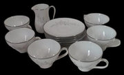 Antique Cups Saucers Creamer Vintage Contemporary Noritake Breeze 2032